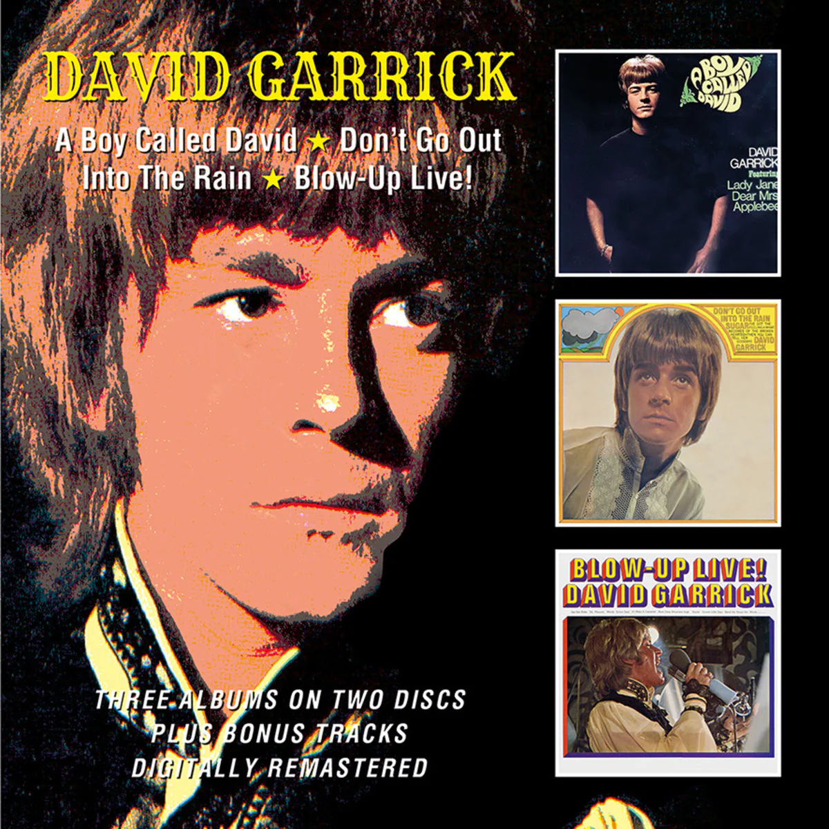 A Boy Called David / Don't Go Out Into The Rain / Blow-Up Live! plus bonus tracks