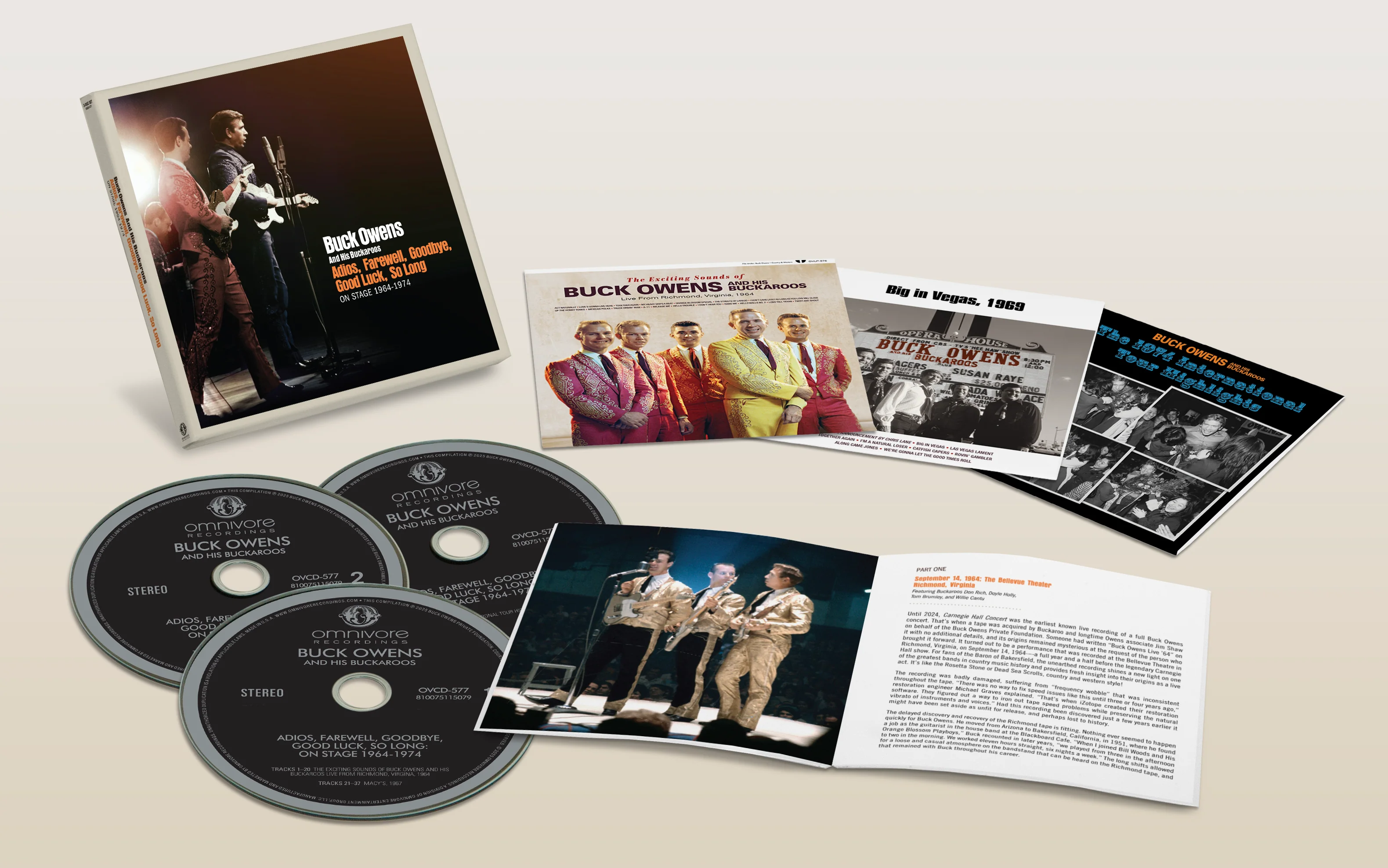 Adios, Farewell, Goodbye, Good Luck, So Long: On Stage 1964-1974 - Image 4