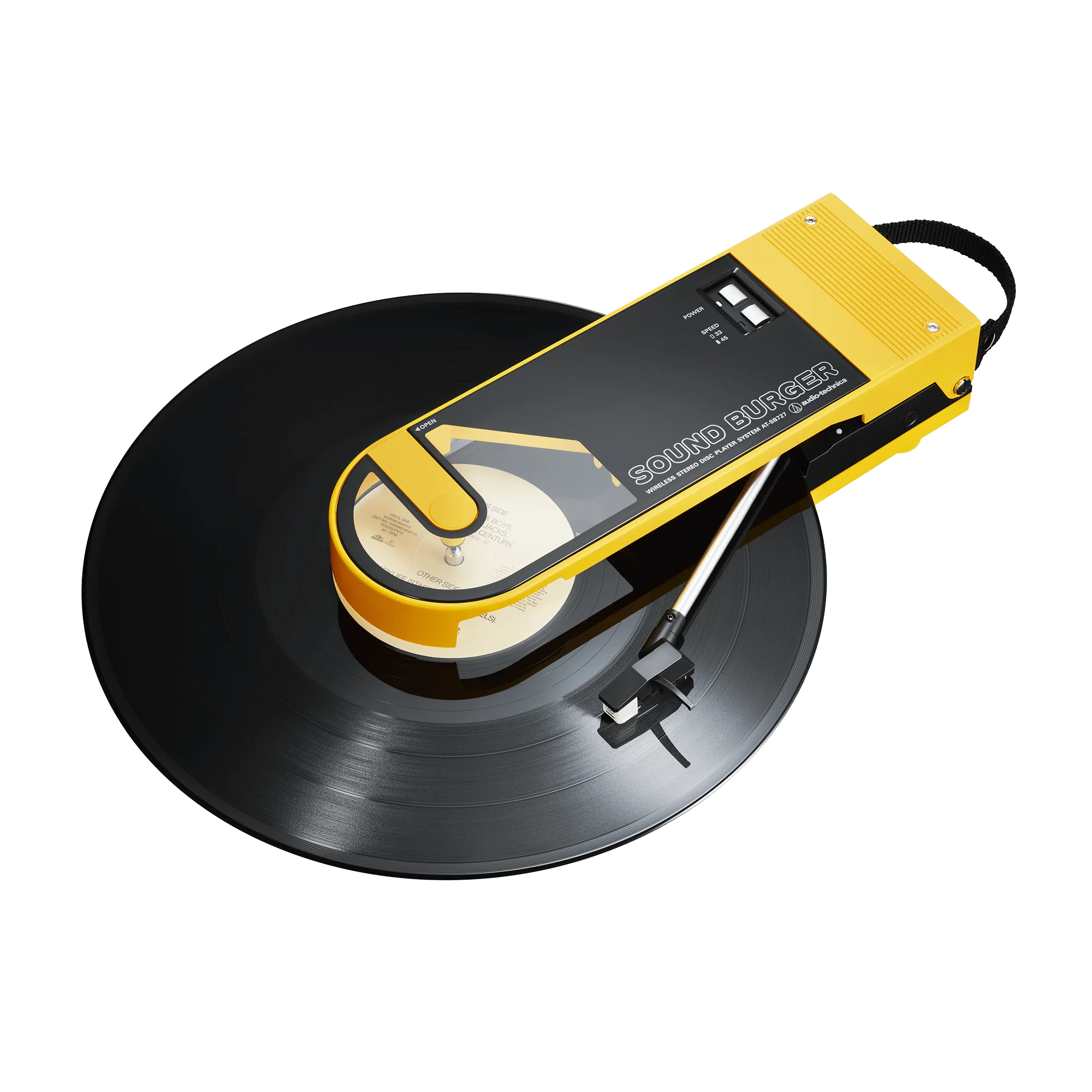 AT-SB727 - Sound Burger - Portable Bluetooth Turntable - Image 3