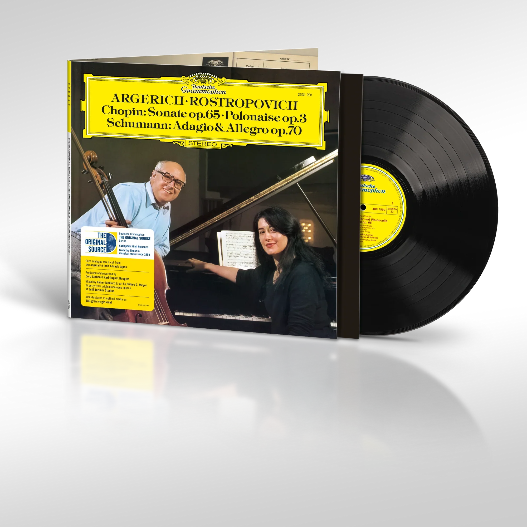 Chopin: Sonate op. 65; Schumann: Adagio (The Original Source Series) - Image 2