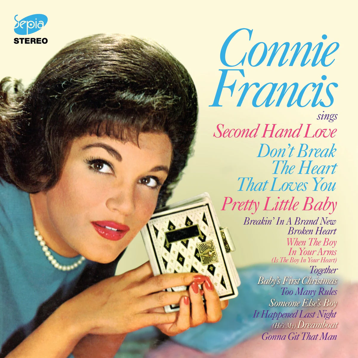 Connie Francis sings Second Hand Love and Pretty Little Baby etc.