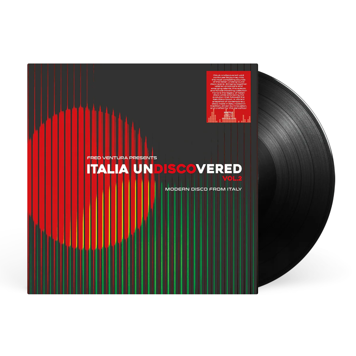 Fred Ventura Presents Italia Undisco Vered Vol.2 - Modern Disco From Italy - Image 2
