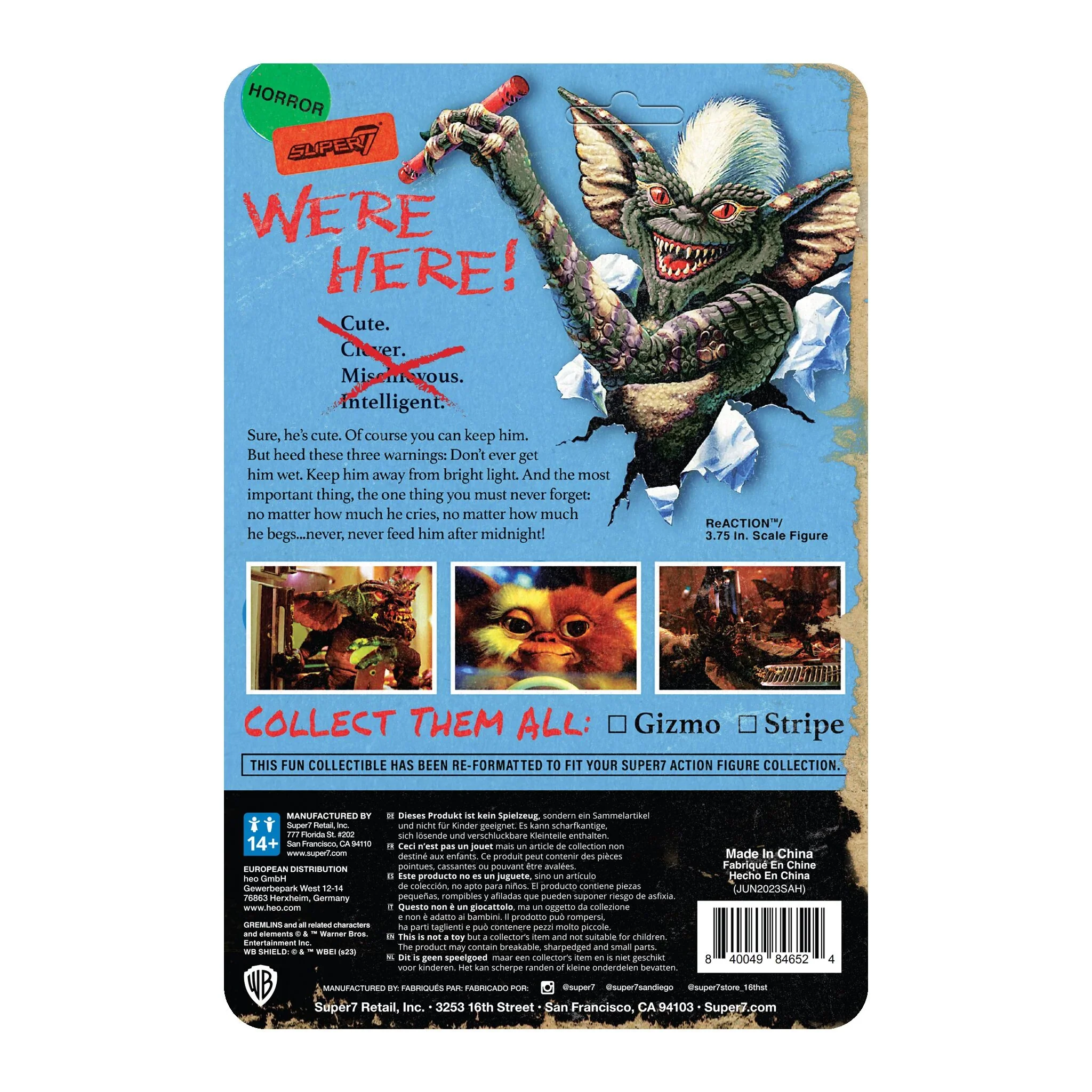 Gremlins ReAction Figures Wave 1 Gizmo - Image 3