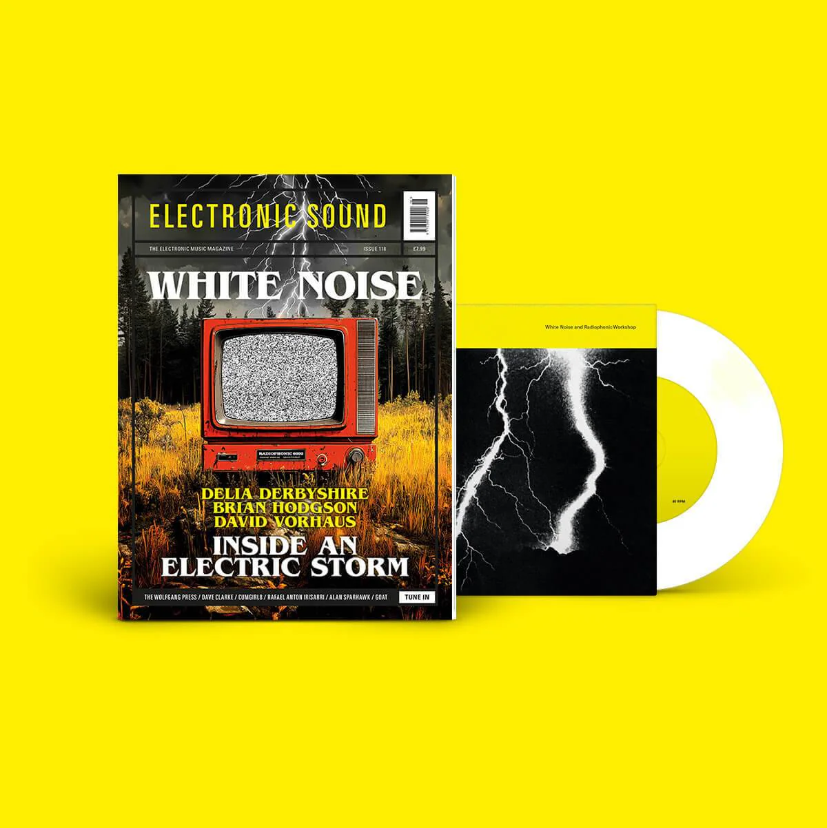 Issue 118 with White Noise 7"