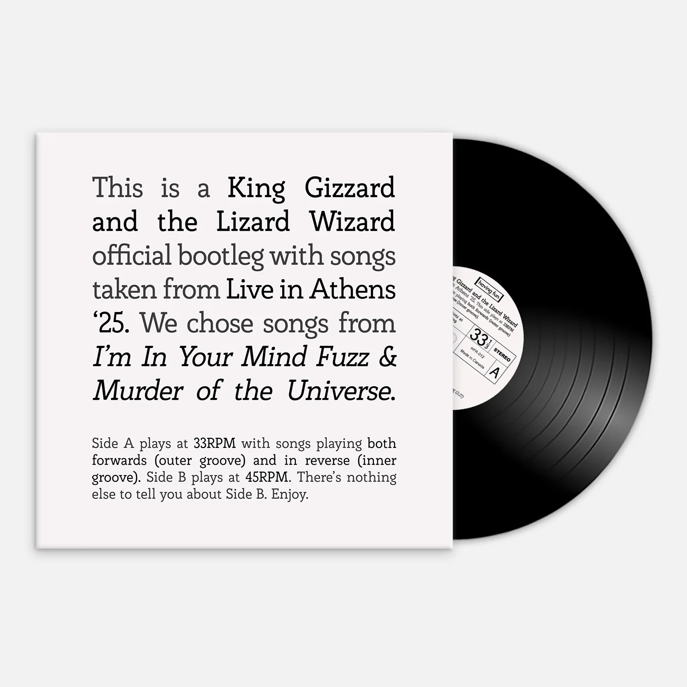 Songs from I'm In Your Mind Fuzz and Murder of the Universe Live in Athens '25 - Image 2