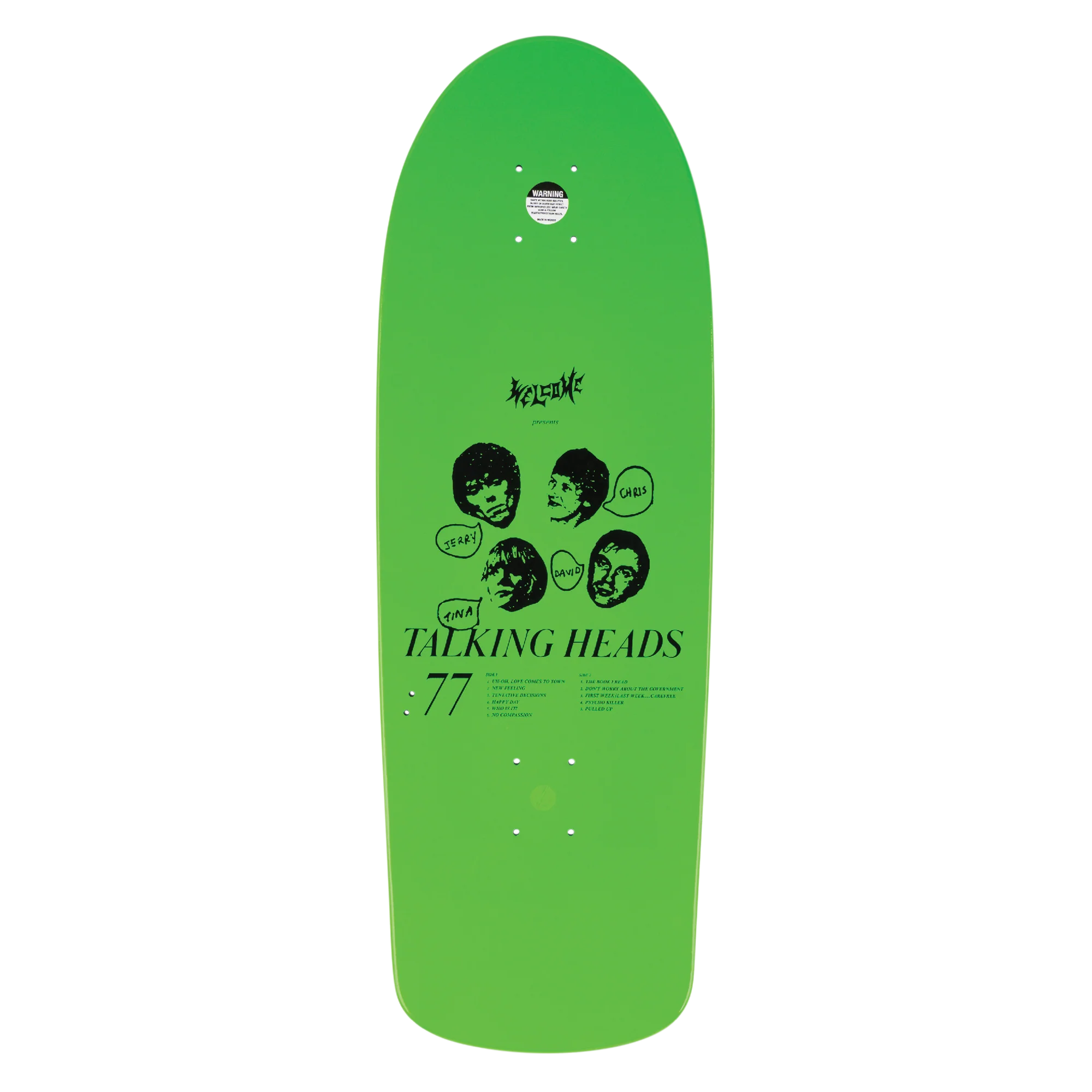 Talking Heads x Welcome - Psycho On Board - Green Dip - Image 2