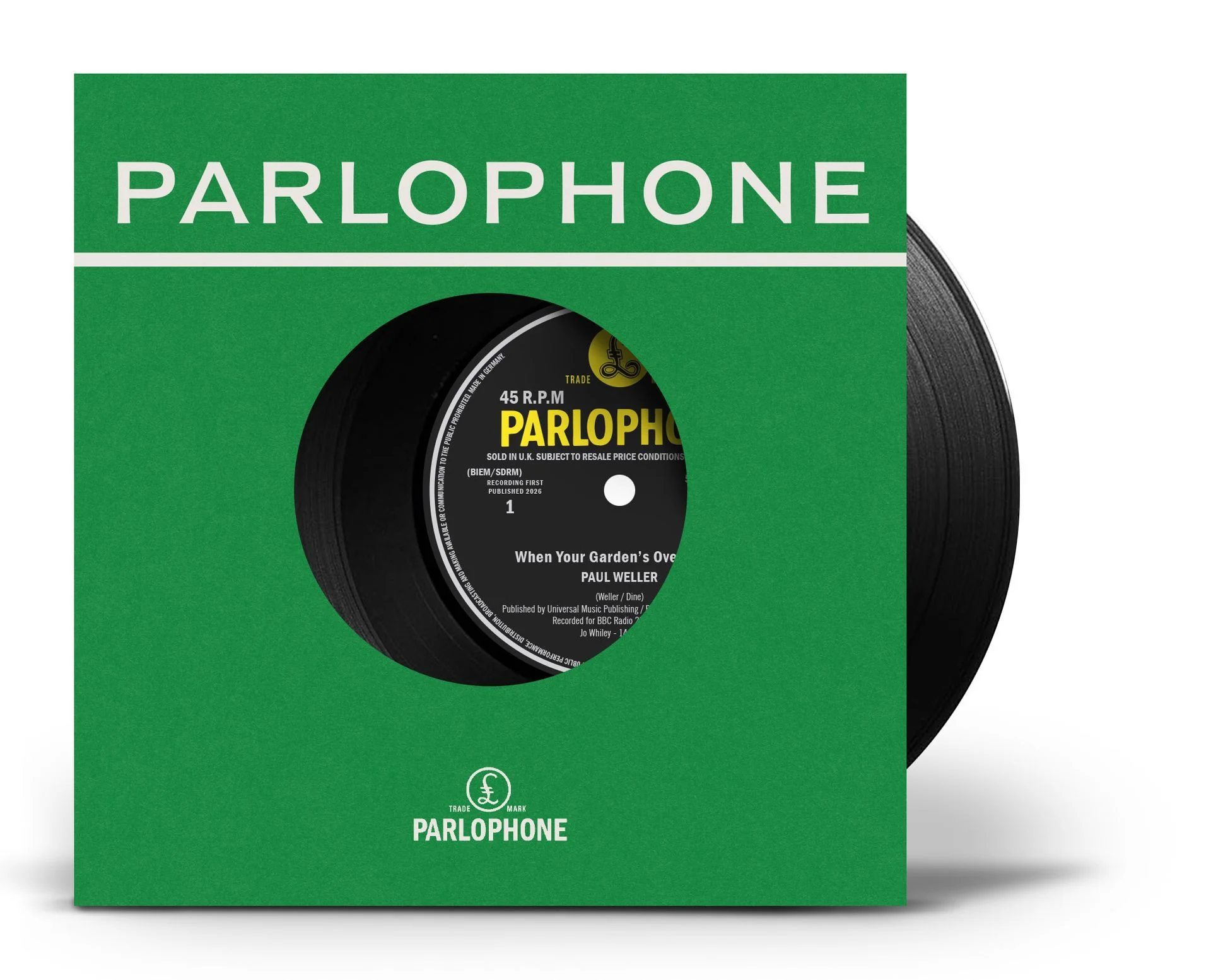 When Your Garden's Overgrown (Live at the BBC / Boy About Town (Live At The BBC) - RSD 2026